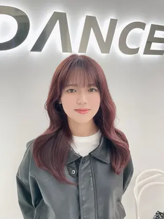 ロング カラー 中韓レイヤー/ ブラウン🤎はやとのヘアスタイル