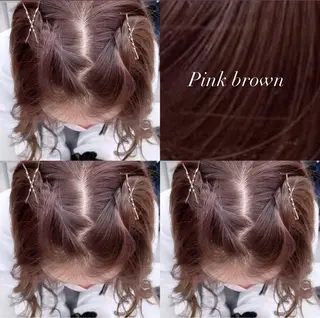 ショート カラー アレンジ/暖色カラー /艶髪/かずな💓のヘアスタイル