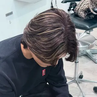 ショート カラー fifth天神パーマ メンズ特化/虎太郎のヘアスタイル