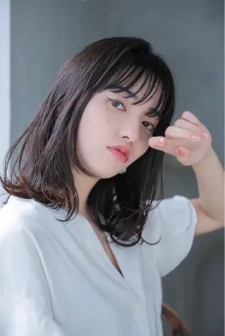 ミディアム カラー 加藤 煌士のヘアスタイル
