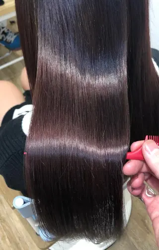 ロング カラー ⭐️韓国髪質改善× レイヤー⭐️亀山努のヘアスタイル