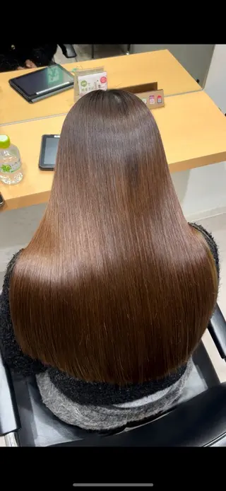 セミロング 髪質改善ヘアケア 艶髪特化/上田のヘアスタイル