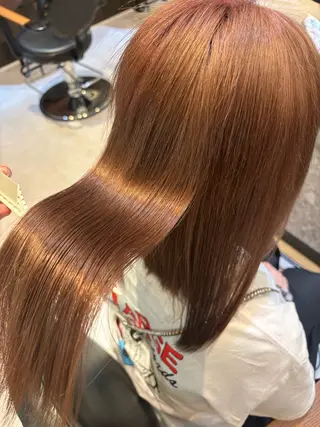 ミディアム カラー/髪質改善 トリートメント/優果のヘアスタイル