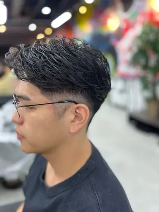 ショート パーマ メンズ 錦糸町/Men's cutパーマ石川史弥のヘアスタイル