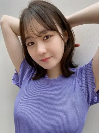 ミディアム カラー 🪭risa 暖色/レイヤー🪭のヘアスタイル