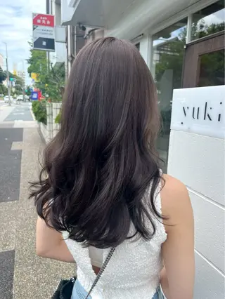 カラー yukii 橋本　心🫧のヘアスタイル
