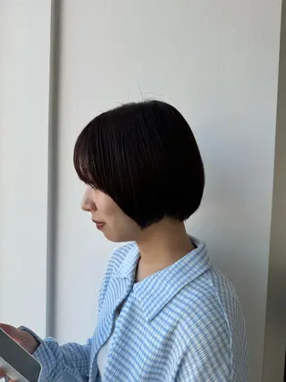 ショート カラー 🐰パーマモデル募集 🐰大場杏里🐰のヘアスタイル