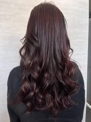 セミロング カラー ヘアアレンジ 駅チカ【ali'i】 アリイ花崎友美☘のヘアスタイル