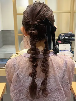ロング ヘアアレンジ 札幌 ヘアアレンジ 🍎 タナカセリナのヘアスタイル