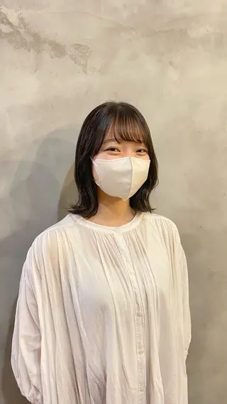 ミディアム カラー 透明感カラー 🦙なりたりみのヘアスタイル