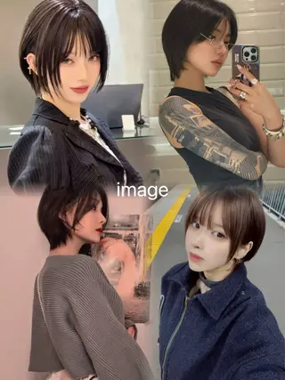 ショート 髪質改善🫧 カラー特化/Hinaのヘアスタイル