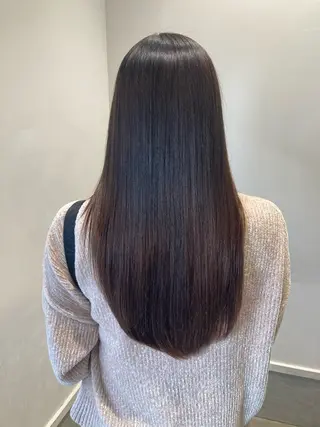 ロング 折本 沙織のヘアスタイル