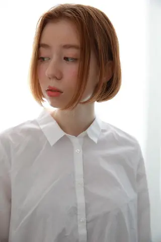 ショート カラー パーマ レイヤーカット✂️ 横浜No1♡下鳥翔子のヘアスタイル