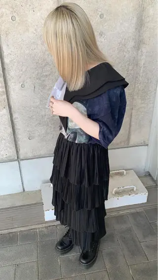 カラー 莉乃/縮毛矯正/髪質 改善/艶カラーのヘアスタイル