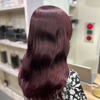 ロング カラー 🎀ときの/髪質改善 透けッ暖色カラー🪞のヘアスタイル