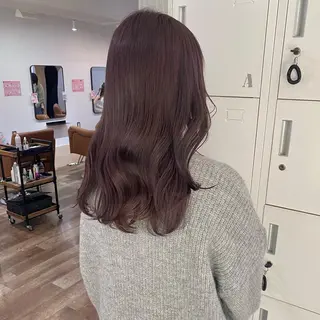 ロング カラー otoha✳︎ くすみ艶カラーのヘアスタイル