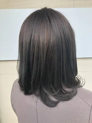 ミディアム カラー ✨髪質改善✨ 田西　基彦のヘアスタイル
