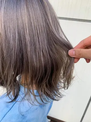ミディアム カラー ヘアアレンジ Zina福岡天神🪞 髪質改善🪞レイヤーのヘアスタイル
