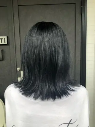 ミディアム 菊池 幹のヘアスタイル
