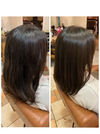 ロング 井上 日菜乃のヘアスタイル