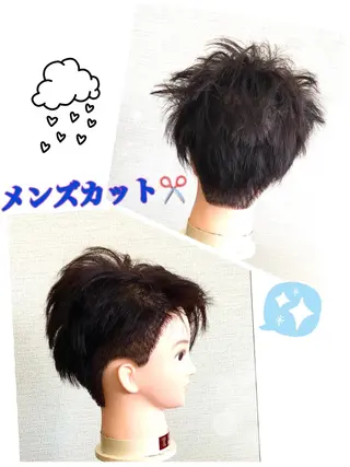 メンズ キッズ 加藤 佳美のヘアスタイル