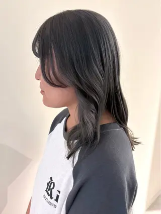 セミロング カラー AVANCE KAKOのヘアスタイル