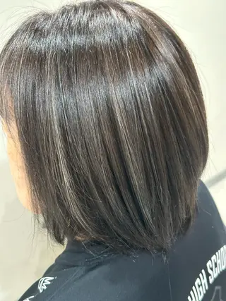 ミディアム カラー 脱白髪染め❕白髪 ぼかし特化🌟ヨコタのヘアスタイル