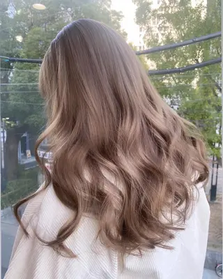 ロング カラー 鈴木/ニュアンス パーマ/メンズのヘアスタイル