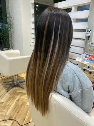 ロング 松永 夏のヘアスタイル