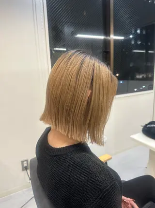 ミディアム jiji /北四番丁 押切瑠奈のヘアスタイル