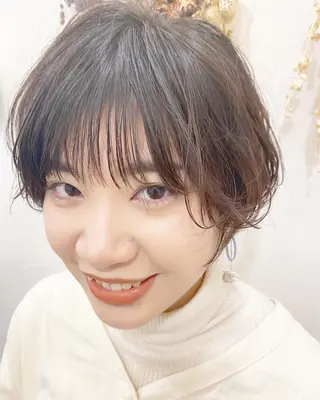ショート 丸みボブ　ショート ｍａｎａｍｉのヘアスタイル