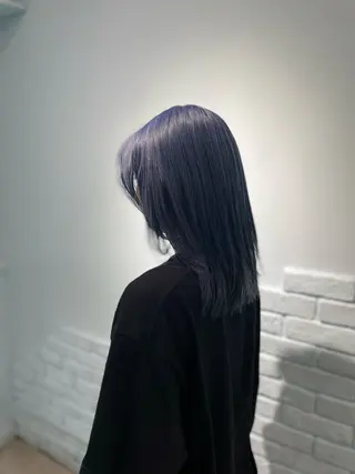 ミディアム カラー 【美髪ハイトーン】 髪質改善/大和🎀のヘアスタイル