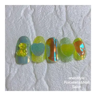 ミディアム ネイル 👑enen style👑のネイルデザイン