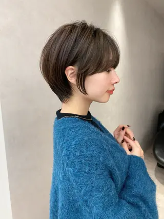 ショート カラー 美髪❣️縮毛矯正/ 髪質改善✨/山本のヘアスタイル