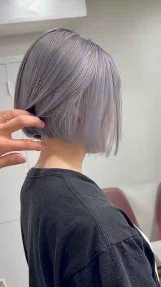 ショート ブリーチ指名🥇/ ボブ/HISAKIのヘアスタイル