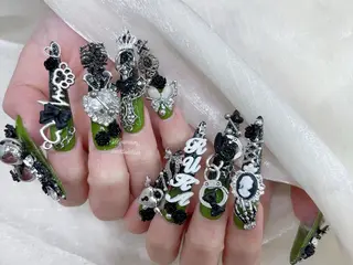 ネイル MoMoA Nail ネイル長さ出し専門店のネイルデザイン