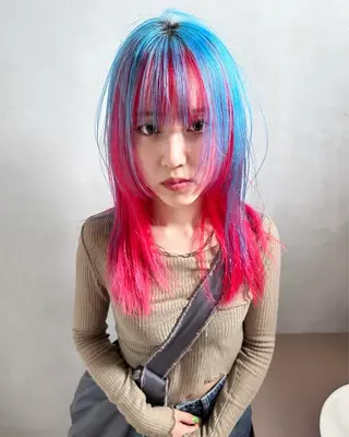 カラー airi໒꒱·ﾟ /デザインカラーのヘアスタイル