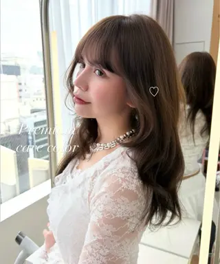 セミロング Hazuki/ 韓国ヘア🇰🇷のヘアスタイル