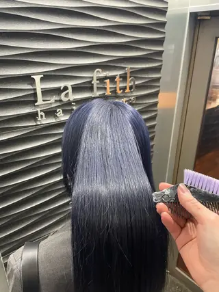 ロング カラーブリーチ特化 石原勇希のヘアスタイル