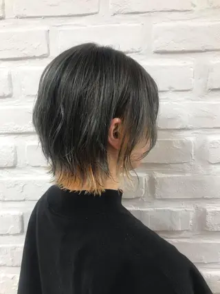 ミディアム カラー 【暖色カラー特化】 中山由梨のヘアスタイル