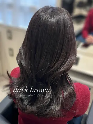 セミロング Nerine 北千住所属・aoi/韓国ヘア/ 透明感カラーのヘアスタイル