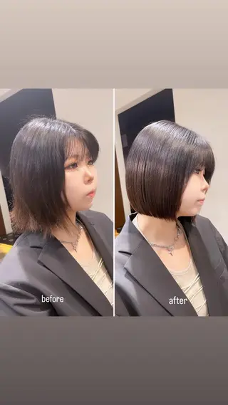 ショート ウルフカット/ ハッシュカット/山路のヘアスタイル