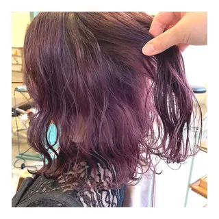 ミディアム カラー ヘアアレンジ 🌻あいり merci.🌻のヘアスタイル