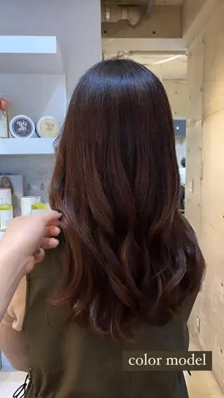 ロング カラー メンズカット/ natsukiのヘアスタイル