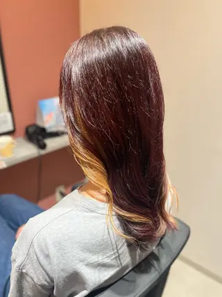 セミロング 森 いずなのヘアスタイル