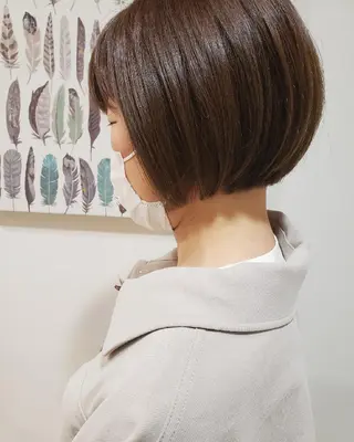 ショート 清水 沙織のヘアスタイル
