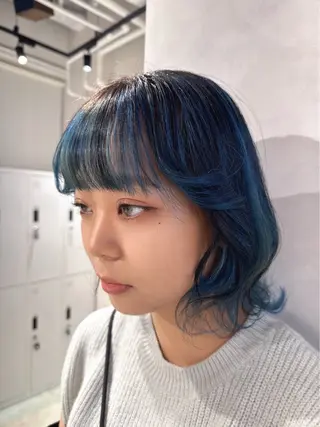 ミディアム カラー 透明感カラー✨艶髪 制作🌱山根あゆみのヘアスタイル