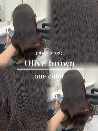 セミロング カラー パーマ ヘアアレンジ メンズ キッズ 🦋韓国レイヤー｜ 透明感グレージュ🦋のヘアスタイル