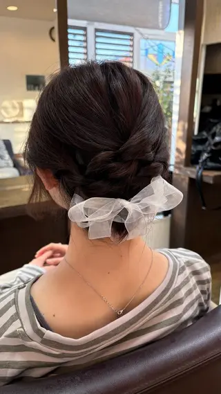 ミディアム ヘアアレンジ Ybond hair /まやのヘアスタイル