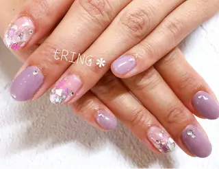 ネイル tRING＊ しいの木台のネイルデザイン
